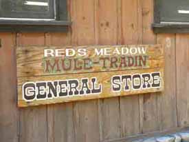 Red's Meadow Resupply pick up point